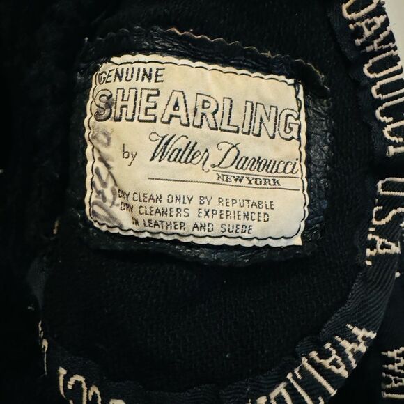 DAVOUCCI vintage leather & suede black coat measurements in pictures-No Size - Picture 8 of 13